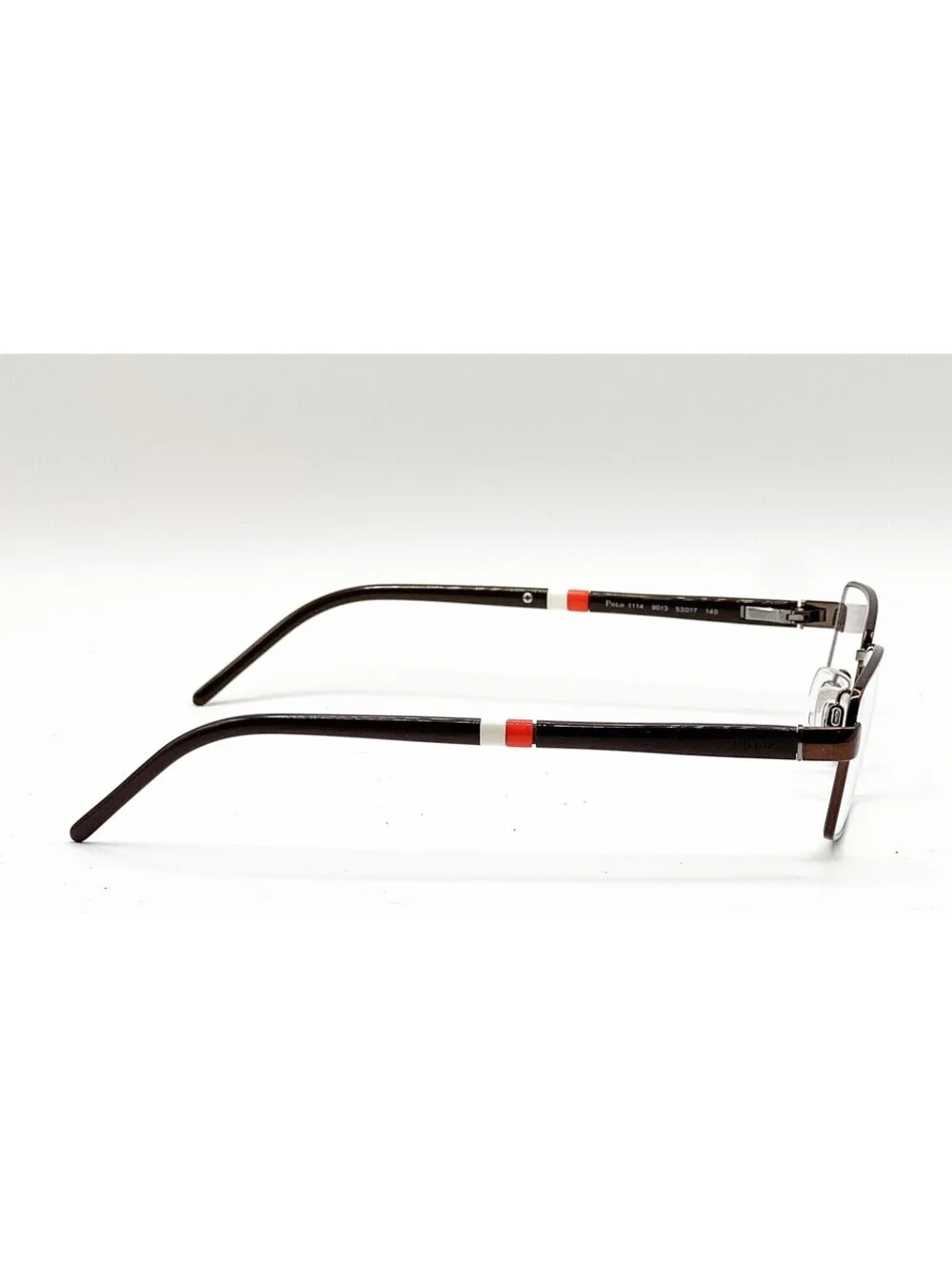 Polo Ralph Lauren 1114 9013 Brown Full Rim Authentic Eyeglass Frames 53-17
